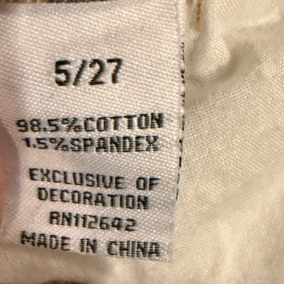 Disclosure Faded Leopard Print Jeans Size 5/27 - Picture 8 of 11